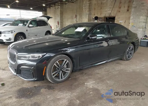 2020 BMW 750I xDrive from USA, damaged, VIN WBA7U2C02LGJ59475
